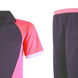 Ensemble de tenue de cricket noir et rose pour hommes, logo personnalisé, respirant, séchage rapide, vêtements de sport, maillot et pantalon d'entraînement - Product Image 4