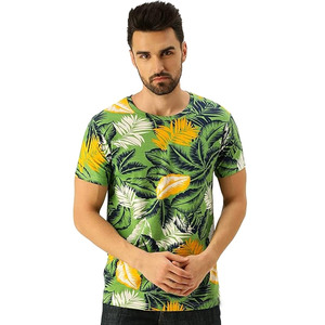 En talla grande, los hombres coloridos usan camisetas de algodón y fibra de bambú para hombres de Pakistán, nuevas camisetas con estilo - Product Image 1