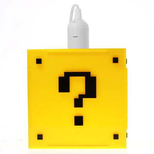 Super Mario Bros Cube Lamp <b>USB</b> Powered <b>LED</b> Night <b>Light</b> Projector Touch Control ABS Material for Bedroom - Product Image 1
