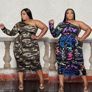 Casual <b>Dress</b> Plus Size <b>Women</b> Vintage Fashion Style Loose Cotton Denim Rayon Empire Solid Print <b>Spring</b> Summer Autumn - Product Image 1