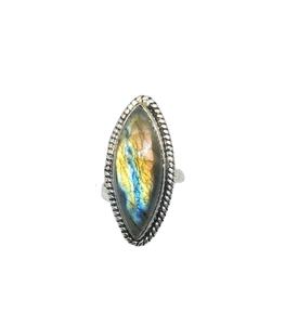 Meilleure qualité Offre Spéciale en vrac naturel grande bague de déclaration en labradorite flashy pour la fabrication de bijoux - Product Image 1