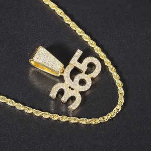 365 Colgante Hip Hop Numérico Bling - Product Image 1