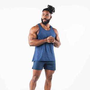 Pantalones cortos para correr informales sólidos para hombre, transpirables, de secado rápido, ligeros, atléticos para Fitness, gimnasio y ejercicio al aire libre - Product Image 4
