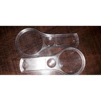 MAYALAB Handheld Acrylic Magnifier 50mm Lens White Color Black Frame Lightweight Light Reading Repair Tool 1 Year Warranty