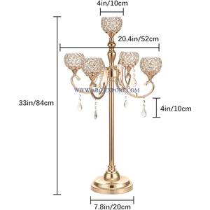 Vente directe d'usine haut sur exigeant candélabres décoratifs maison hôtel Restaurant et Table de mariage candélabres éclaircissants - Product Image 5