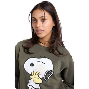 Sudaderas de Invierno para Mujer al por Mayor, 100% Algodón Grueso, con Diseño de Logotipo Frontal Serigrafiado - Product Image 4