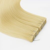Extensions de cheveux humains à trame invisible 100% vierges européennes Remy, volume naturel, cuticules alignées, vente en gros