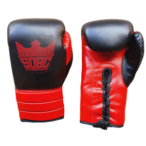 Haute Qualité Cuustom LOGO Muay Yhai Kick Gants De Boxe Professionnel En Cuir PU MMA Formation Gants De Boxe - Product Image 1