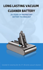 Batería recargable Kamcy para <span class=keywords><strong>Dyson</strong></span> <span class=keywords><strong>V8</strong></span>, batería de repuesto para aspiradora <span class=keywords><strong>Dyson</strong></span> <span class=keywords><strong>V8</strong></span> - Product Image 5