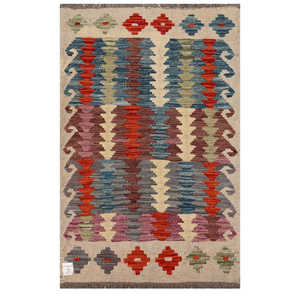 Alfombra Imaco Maimana, Alfombra Kilim Afgana, 120 x 76 cm, Decoración de Pared - Product Image 1