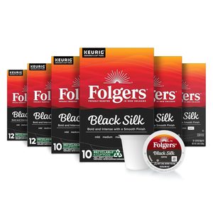 Café Folgers Black Silk, Tueste Oscuro, Cápsulas Keurig K-Cup, Caja de 10 Unidades (Paquete de 6) - Product Image 2