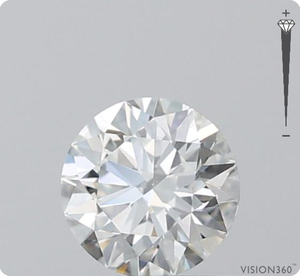 Diamante Suelto Natural de Forma Redonda de 0.3 Quilates con Certificación GIA, Color I, Claridad SI1, Corte Excelente para Joyería - Product Image 1