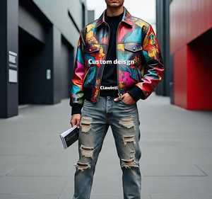 Fabricant de veste en cuir écologique | Usine de veste en cuir éthique de conception personnalisée durable | Mode consciente personnalisée - Product Image 3