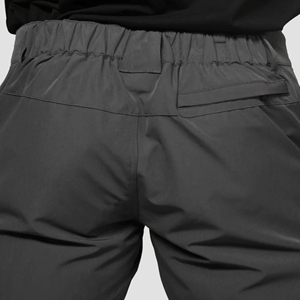 Nuevo diseño, pantalones de chándal de algodón puro lisos negros, pantalones cómodos con logotipo impreso personalizado a prueba de viento, pantalones con estilo de cremallera - Product Image 4