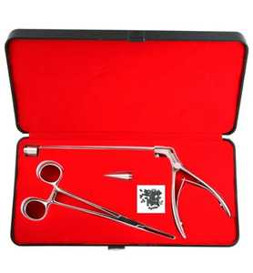 Jerman Stainless Steel ambeien hisap Ligator pita Ligator 28cm <span class=keywords><strong>Set</strong></span> instrumen bedah kualitas Ce - Product Image 4