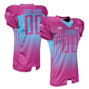 Conjunto de uniforme de fútbol americano unisex personalizado, camiseta de manga corta con nombre y número, Camiseta deportiva de rendimiento - Product Image 6