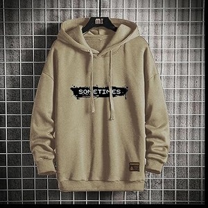 Sweat à capuche OEM en molleton de coton, effet délavé soleil, coupe oversize, brodé et vieilli - Product Image 1
