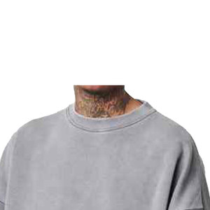 Gran oferta 2025, Sudadera de cuello redondo de Color personalizado para hombre, sudadera con Logo en relieve a la moda de talla grande, fabricante OEM - Product Image 6