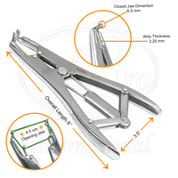 Pince de castration réutilisable en étain chromé, applicateur d'anneaux en caoutchouc, forceps de décapage de queue sans saignement, Band Rizbro