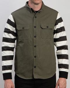 Veste de moto en coton ciré pour femme avec protecteurs approuvés CE Imperméable coupe-vent et design élégant - Product Image 1