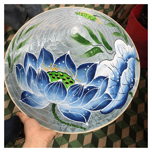 Sombrero Cónico Estilo Vietnamita, Sombrero Cónico de Hoja de Palma de Bambú para Disfraces de Festivales, Recuerdos de Viaje, Hecho en Vietnam - Product Image 3