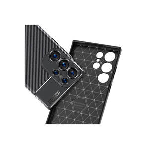 Samsung pour Galaxy S24 Ultra - Coque de protection souple en silicone ultra-fine antichoc - Noir - Product Image 6
