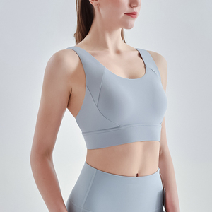 Almohadillas fijas ajustables Sujetador de entrenamiento deportivo para damas Ropa de ejercicio de entrenamiento de alto impacto Sujetador de Yoga de gimnasio transpirable Top Tallas grandes - Product Image 3