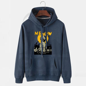 Pull-over d'hiver en coton 100% de haute qualité, épais, en polaire, lourd, surdimensionné, avec logo imprimé personnalisé, graphique, pour hommes - Product Image 6