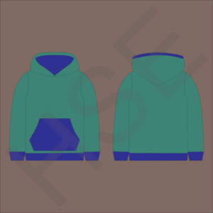 Sweat-shirt à capuche OEM/ODM en polaire doux avec poignets côtelés - Product Image 1