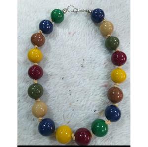 Collier de perles de résine fait main Chunky Unique Fashion Jewelry - Product Image 3