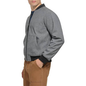 Chaqueta de bombardero de hombre de tamaño y color personalizado superventas, chaqueta de bombardero de ajuste cómodo a precio de fábrica para hombre - Product Image 3