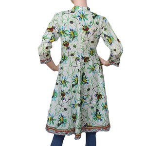 คุรตีผ้าฝ้ายพิมพ์ลายสำหรับผู้หญิง - หลายสี - Product Image 2