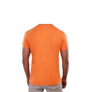 เสื้อยืดผู้ชายผ้าฝ้ายเรียบแบบขายส่ง รับผลิตตามสั่ง พิมพ์ลายกราฟิกตามต้องการ เสื้อยืดผู้ชายแบบกำหนดเอง - Product Image 3