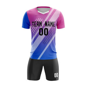 Kit de camisetas de fútbol personalizable Malla de secado rápido Tela transpirable Impresión sublimada Jóvenes y adultos Servicio y entrega rápida del OEM - Product Image 5
