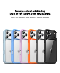 Ốp lưng trong suốt mờ Handodo TPU+PC thiết kế thể thao, tích hợp giá đỡ từ tính, chống sốc, in UV dành cho 17 Pro Max - Product Image 4