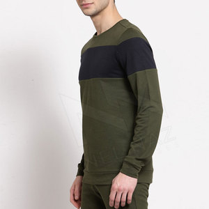 Sweat-shirt à col rond personnalisé pour homme, fabriqué en 2023, en polyester/coton, molleton uni, vêtements d'hiver - Product Image 2