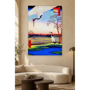 Impression sur toile Fida Hiroshige : Grues et zones humides - Product Image 3