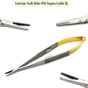 Castroviejo Micro Aguja Portaagujas Roedor Cirugía Oral Noyes Spring Suture Forceps - Product Image 3