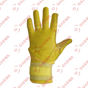 Gants de frappe de baseball en cuir véritable de manchette de couleur rouge de qualité supérieure pour les joueurs d'équipe professionnels - Product Image 5