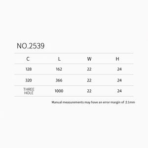 Produsen gagang furnitur hitam Item baru tarik kabinet perangkat keras dapur - Product Image 6