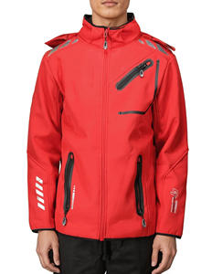 แจ็กเก็ตมีซิปผ้านิ่มโพลีเอสเตอร์สำหรับผู้ชายเสื้อแจ็คเก็ตระบายอากาศได้ดีมีสไตล์ - Product Image 6