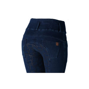 Wide Waistband Breeches Equestrian Clothing Sports <b>Wear</b> Pants Technical Denim Custom Manufacturing <b>Horse</b> <b>Riding</b> Tights - Product Image 5