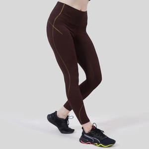 2025 Female Sport Leggings High Waist Elastic Gym Training Pants Breathable Fitness Yoga Workout <b>Tights</b> Casual Seamless Design - Product Image 3