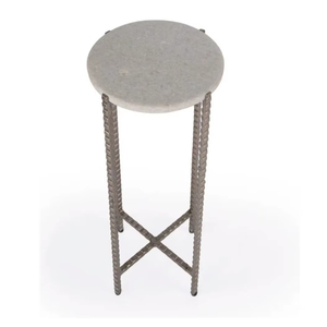 Table d'appoint en aluminium Table ronde au design unique pour le salon et la chambre à coucher Fabricant et exportateur - Product Image 1