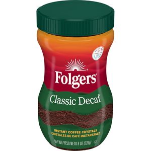 Café Instantáneo Descafeinado Clásico Folgers, 8 Onzas - Product Image 4