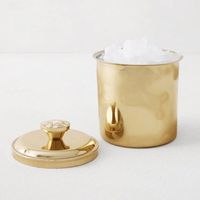 Seau à glace moderne en cuivre et accessoires élégants pour glaçons – Idéal pour la maison, la chambre, le salon, la salle à manger, le restaurant et le bar