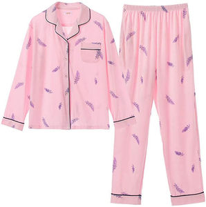 Conjunto de pijama de satén de seda ligero y acogedor, comodidad de ensueño con material suave, ropa informal transpirable de ajuste cómodo - Product Image 3