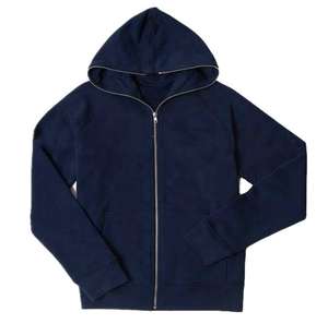 เสื้อกันหนาวมีฮู้ดสำหรับทุกเพศเสื้อฮู้ดมีซิป100% ผ้าฝ้าย - Product Image 2