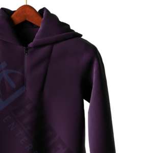 Sweat-shirt chaud à manches longues pour homme, matière solide - Product Image 4