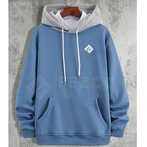Sweats à capuche surdimensionnés légers en coton avec logo personnalisé OEM pour hommes Sweats à capuche pour hommes avec taux de vente global - Product Image 4